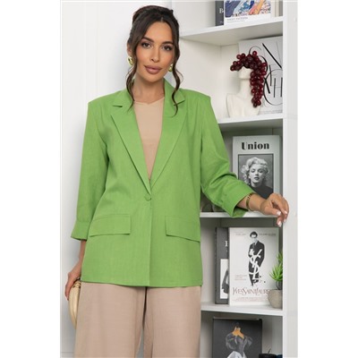Пиджак льняной Мэрлин (зеленый) Б15429-7М