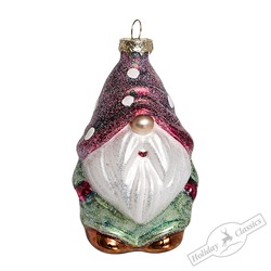 Гном "Зимняя сказка" (стекло) 6,5х6х11 см