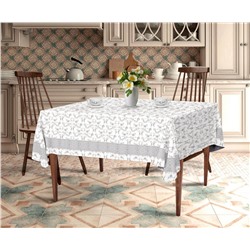 Скатерть двунитка Вензель бежевый