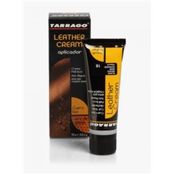 TARRAGO Крем тюбик с губкой Leather cream, БОЛЬШОЙ,75 мл. (dark gray)