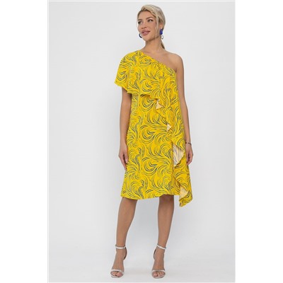 Платье Шардоне (ярко-желтое) П13771-36М