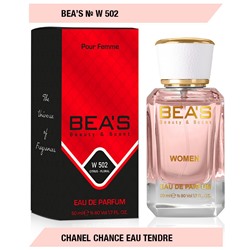 Beas W502 C Chance Eau Tendre Women edp 50 ml туалетка, Парфюм женский Beas W502 создан по мотивам аромата C Chance Eau Tendre