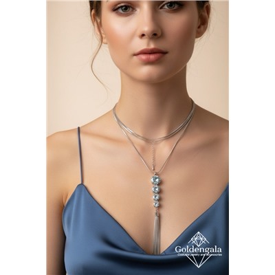 Украшение на шею цепочка длинная с кулоном П21 Арт 2145/1