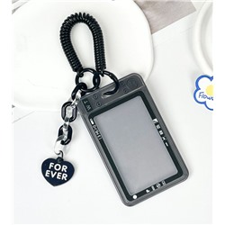 Футляр для карт с брелком "Camera", black