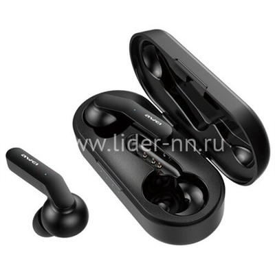 Bluetooth-гарнитура AWEI беcпроводная (T10C) черная