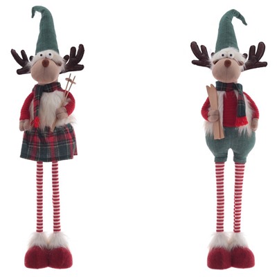 GAEM Игрушка набивная "Олень" (телескоп ноги), L31 W19 H108/50 см, 2в.