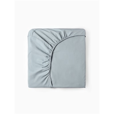 Простыня на резинке LoveLife 160*200*25 см, цв.зеленый, жатка, 100% п/э, 100гр/м2