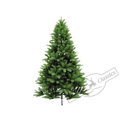 Сосна "Сибирская" зеленая хвоя PE+PVC h= 2,40 м, d=1,58 м