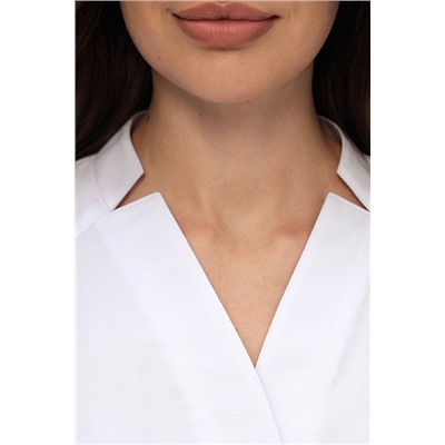 Блуза медицинская женская 3-97-04-1 / ADVA Белая (0F)