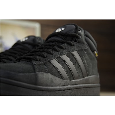 Зимние Adidas Campus из натуральной замши