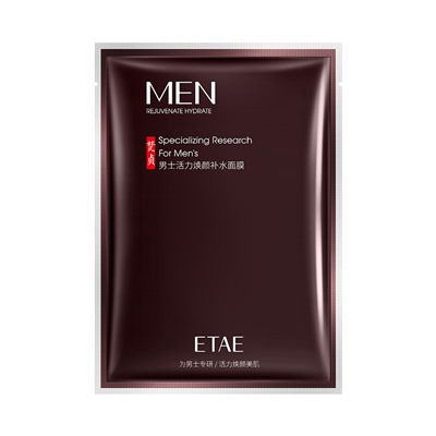 Омолаживающая тканевая маска для мужчин ETAE Mens Vitality Rejuvenate Hydrate Facial Mask, 30 гр
