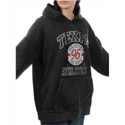 T311 BLACK Худи женское (90% хлопок, 10% полиэстер)