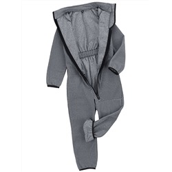 Комбинезон флисовый для мальчика NIKASTYLE 8т10824 Темно-серый