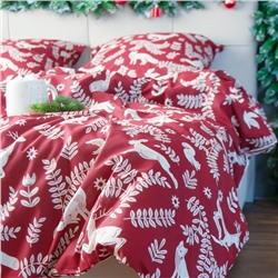 Постельное бельё "Этель" евро Christmas time 200х217 см, 220х240 см, 70х70 см - 2 штуки