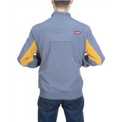 11133 GRAY/BLUE Ветровка мужская Bluoltre (100% полиэстер)