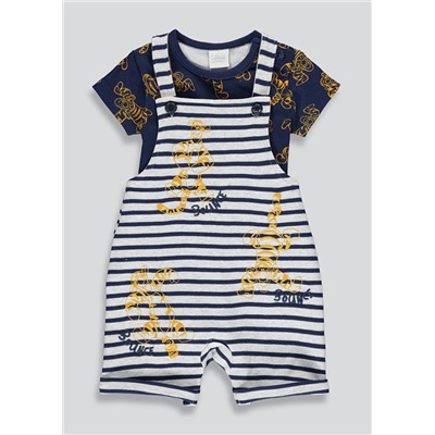 Unisex Disney Tigger Dungaree Set (Newborn-18mths)
