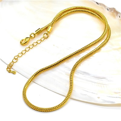 Цепочка для колье цв.золото, 41+5см, 20г