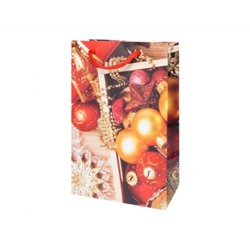 Пакет подарочный "Новогодние игрушки" 23*15 см