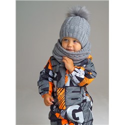 Комплект для мальчика: шапка, снуд