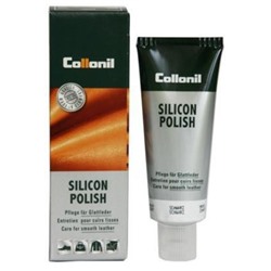 Крем для обуви, одежды и мебели Silicon Polish (черный), Collonil 75 мл