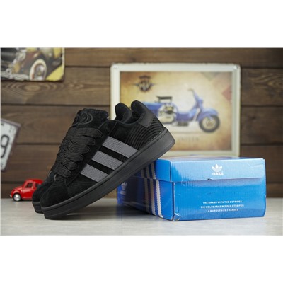 Зимние Adidas Campus из натуральной замши