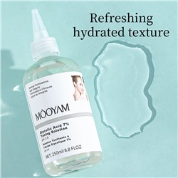 Обновляющий пилинг-тоник с 7% гликолевой кислоты MOOYAM Glycolic Acid 7%, 250 мл.