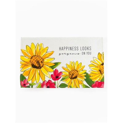Набор кухонных полотенец Доляна Enjoy today, 35×60 см - 4 шт., 100% хлопок