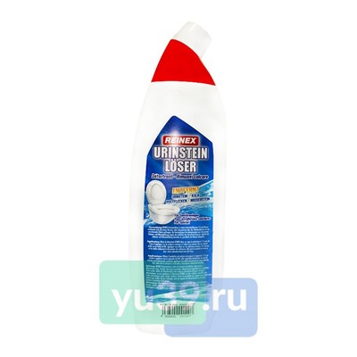 Средство Reinex Urinsteinlӧser для удаления мочевого камня, известковых отложений и ржавчины, 1000 мл.