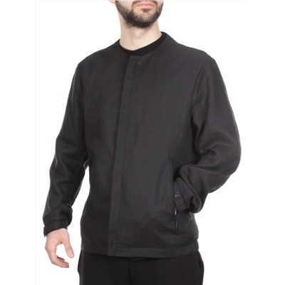 5886 BLACK Ветровка мужская DSG DONG (100% лён)