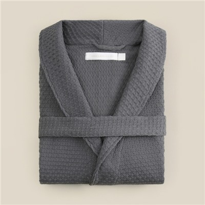 Халат вафельный женский SL HOME: Waffle "Гри Сандре", размер M, 100% хлопок, 320 г/м2