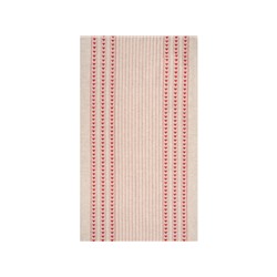 23С189-ШР+К/к. 50*85 Полотенце "Валентинка-2" цв. 100 рис. 106 серый с красным
