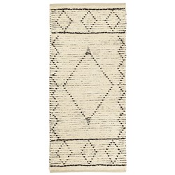 Ковер из переработанного хлопка Dispur из коллекции Ethnic, 70x160см