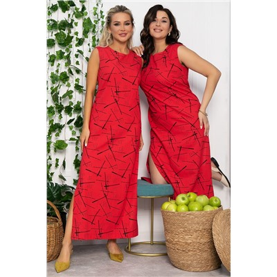 Платье Дария (красное) П13479-1М