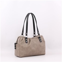 Сумка 149 македония тауп+черный ХИТ продаж