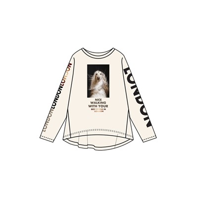 Лонгслив для девочки