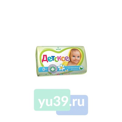 Мыло туалетное Весна Детское с экстрактом ромашки, 90 гр.