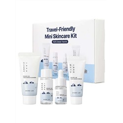 ROUND LAB Набор средств для лица с морской водой: пенка, тонер, сыворотка, крем / 1025 Dokdo Trial Kit, 30 мл, 20 мл x 2, 10 мл