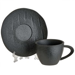 Чайный набор 2 предмета 200 мл AK4-0003 "FLAT WHITE collection" в подарочной коробке