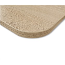 Столик журнальный SHT-S37/ЛДСП 60/60
                        медный мет. / дуб сонома