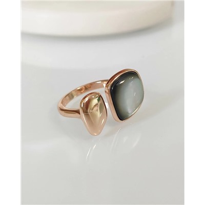 Кольцо с натуральным перламутром