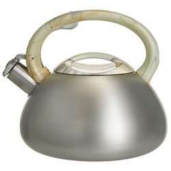 Чайник со свистком 3 л WEBBER BE-0598 сатин, мрамор