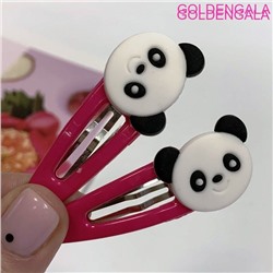 Зажим "тик-так" детский размер 6 см 2 шт ТК2 тип 1