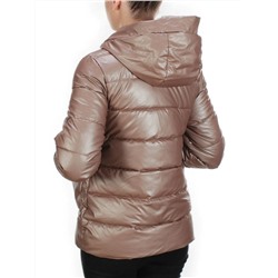 8063 BROWN Куртка демисезонная женская (130 гр. синтепон)