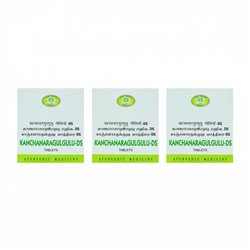 Набор Канчанара Гуггул-ДС (3 x 100 таб), Kanchanaragulgulu-DS Set, произв. AVN