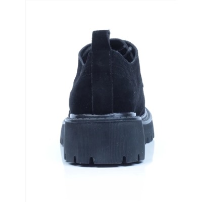 03-5928-2 BLACK Полуботинки женские (натуральная замша)