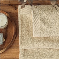 Набор махровых полотенец LoveLife "Natural beige" 3 шт: 70х130,50х80,30х50см хл100%