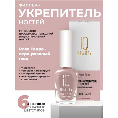 IQ Beauty Филлер-укрепитель с камуфлирующим эффектом / Nude Filler 06 Rose Taupe, глянцевый финиш, 12,5 мл