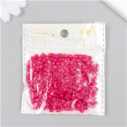 Бисер круглый 6/0 «Розовый перламутр», 20 г