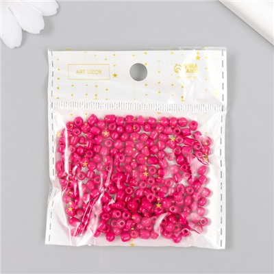 Бисер круглый 6/0 «Розовый перламутр», 20 г