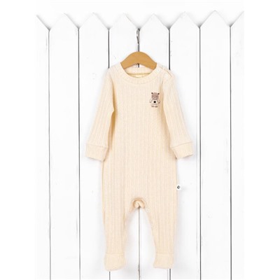 Комбинезон на манжете Baby Boom К392/1-Р Ажурная рибана Экрю я734